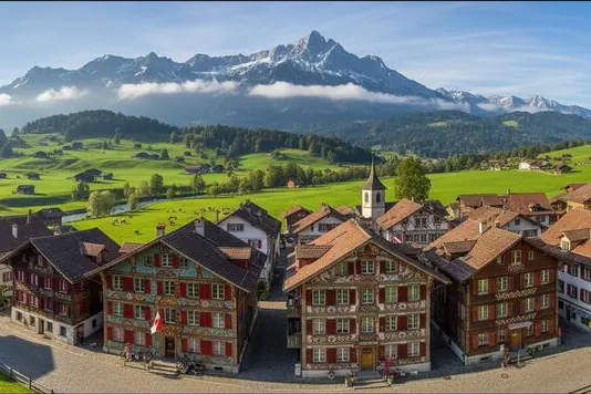 Villaggio nel Canton Appenzello Interno
