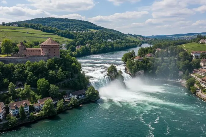 Rhine Falls near Schaffhausen